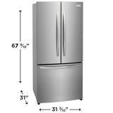 Frigidaire French Door Refrigerator 79.5cm 498.4L FRFG1723AV 5