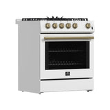 FORNO Leonardo Gas Range 76cm 141.6L FFSGS1116-30WHT 5