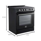 FORNO Espresso Leonardo Convection Oven Range 76cm 141.6L FFSEL6012-30BLK 6