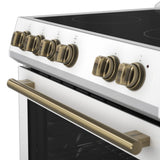 FORNO Espresso Leonardo Electric Range 76.2cm 141.6L White FFSEL6012-30WHT 6