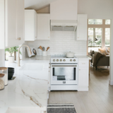 FORNO Espresso Leonardo Electric Range 76.2cm 141.6L White FFSEL6012-30WHT 3