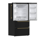 FORNO Moena French Door Refrigerator 91.4cm 543.7L Black FFRBI1820-36BLK 5