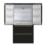 FORNO Moena French Door Refrigerator 91.4cm 543.7L Black FFRBI1820-36BLK 4