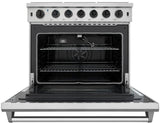 THOR Kitchen Convection Gas Range 6 Burners 91.4cm 169.9L LRG3601U 4