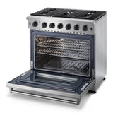 THOR Kitchen Convection Gas Range 6 Burners 91.4cm 169.9L LRG3601U 6