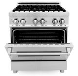ZLINE Dual Fuel Convection Oven Range 4 Burners 76.2cm 113.3L RA30 4